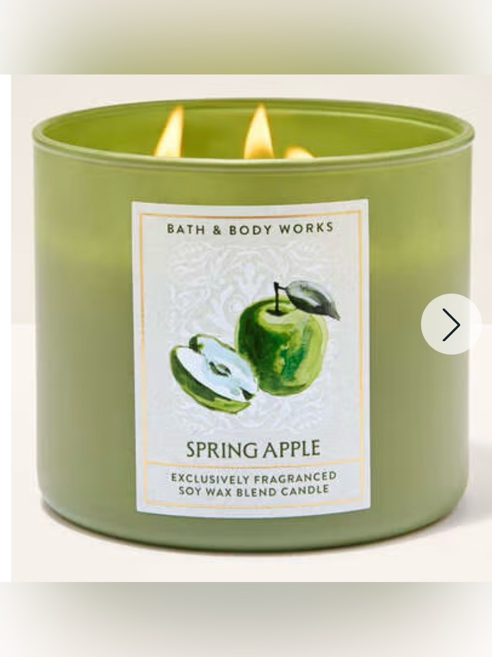 Bath & Body Works Green Spring Apple - 3-Wick Candle